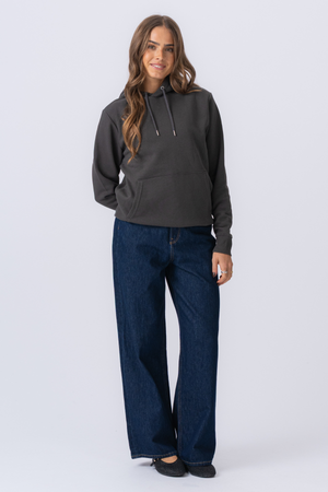 Sweatshirt Hoodie - Dunkelgrau