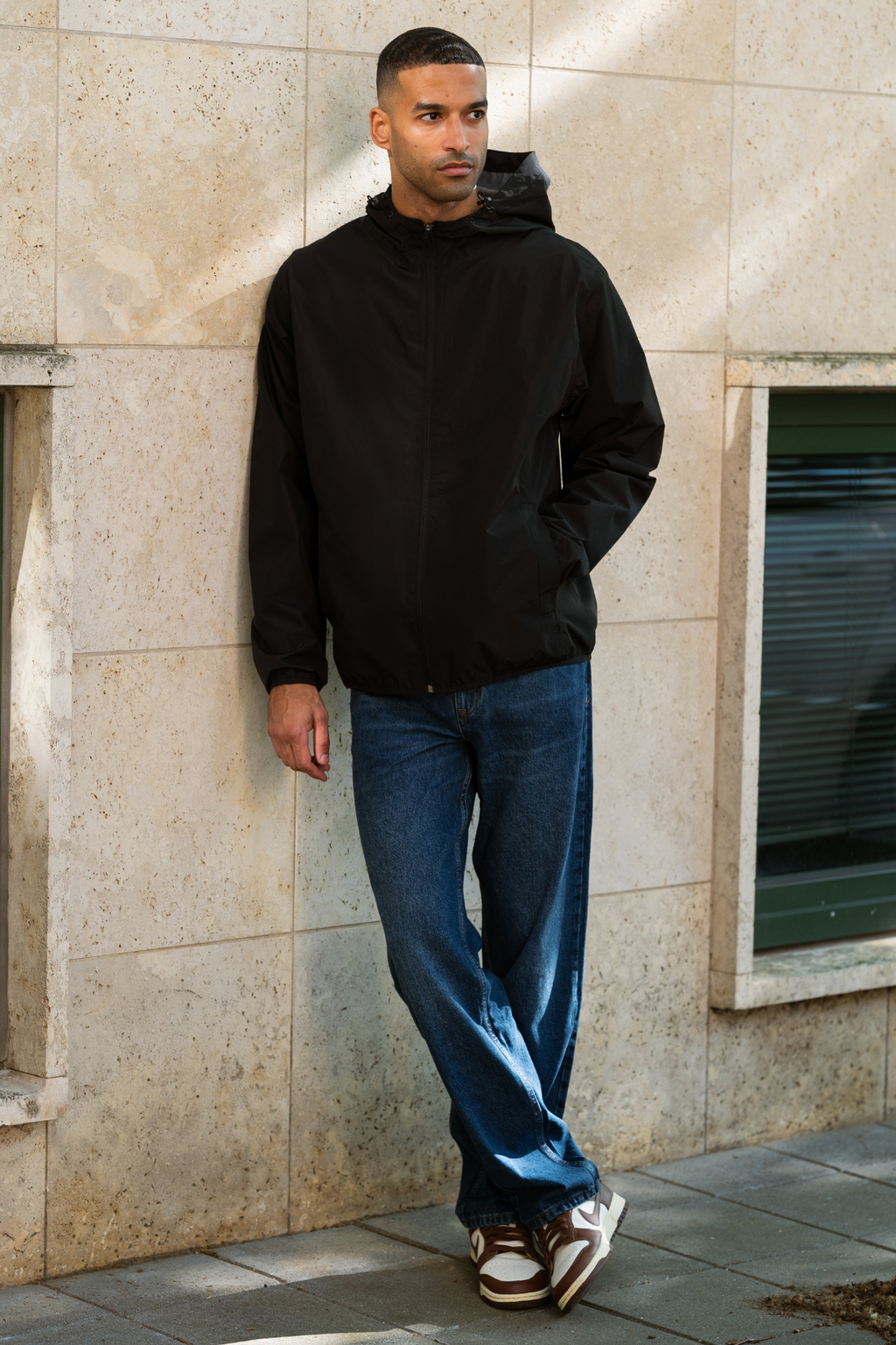 Windbreaker - Schwarz