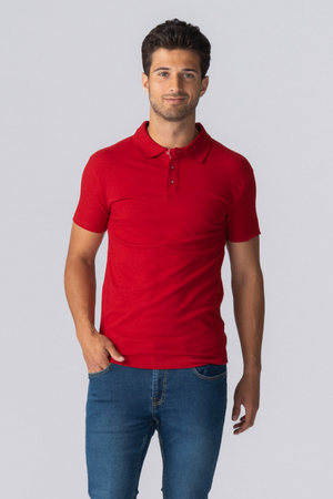 Muscle Poloshirt - rot