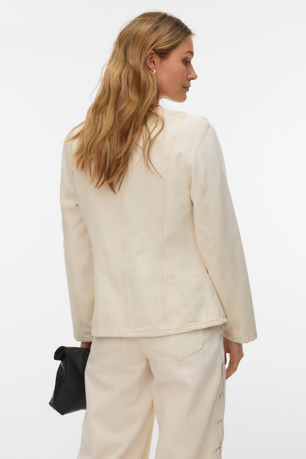 Leva String Ecru Dnm Jacke – Ecru