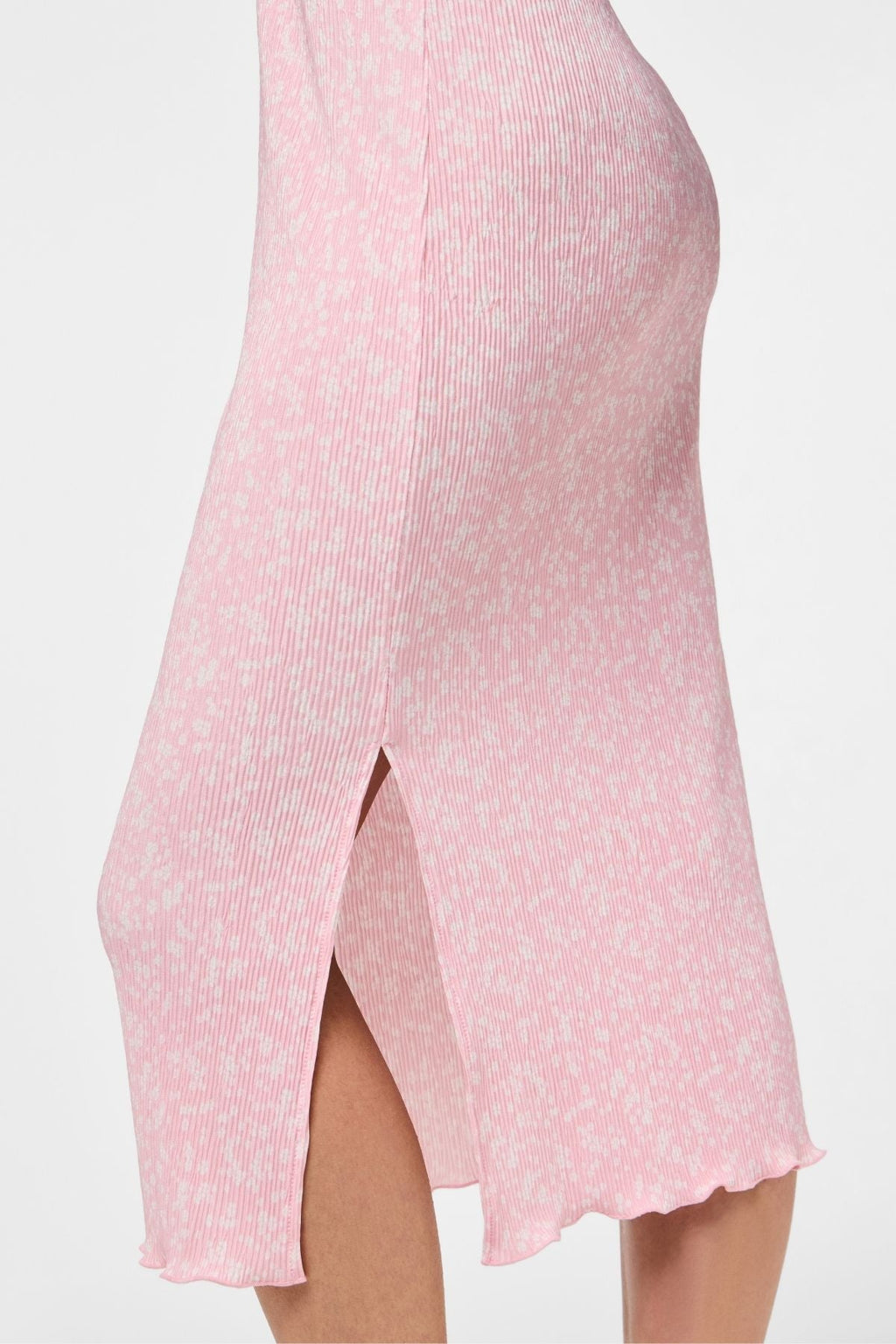 Flora Midi Kleid - Roseate Spoonbill Blume