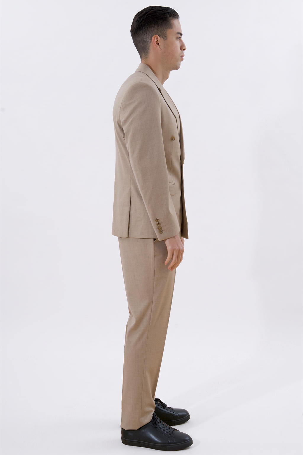 Klassisch Pants - Beige-Melange