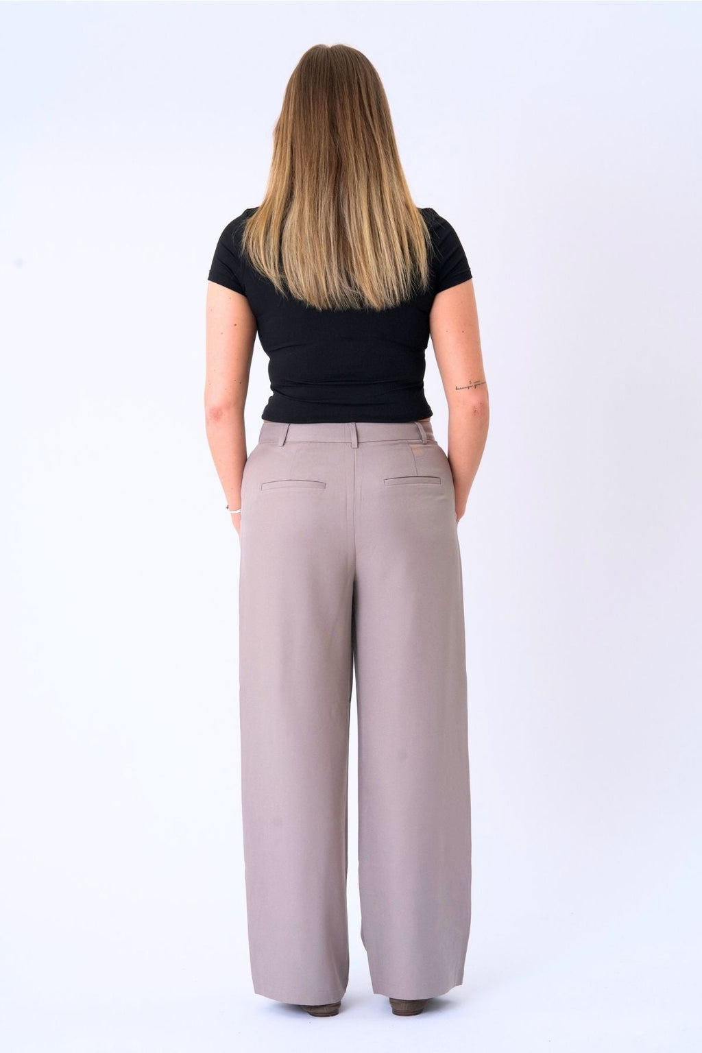 Klassischer Anzug Pants - Grau