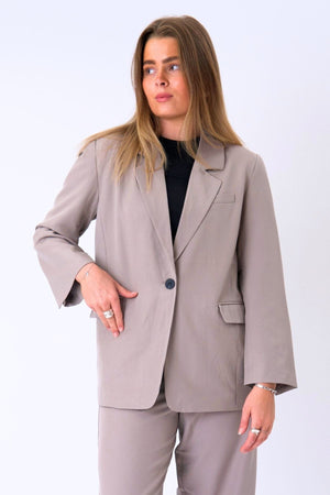 Oversized Blazer - Grau