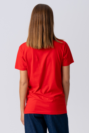 Basic Leichtes T -Shirt - rot