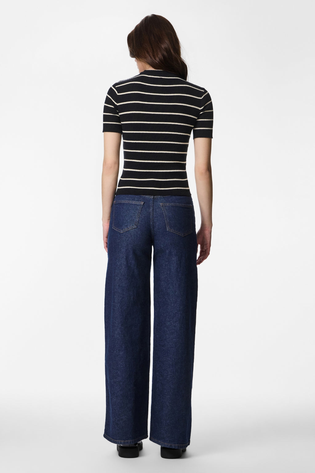 Mira O-Ausschnitt-Strick - Schwarz Birch