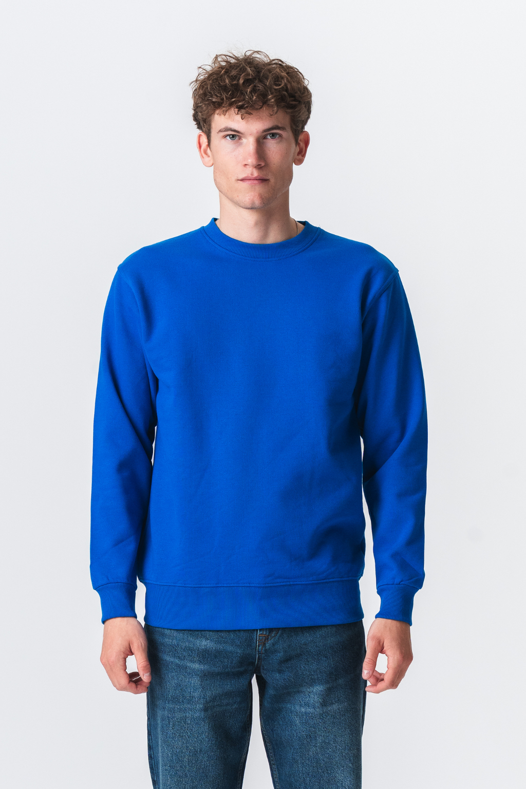 Basic Crewneck - schwedisch blau