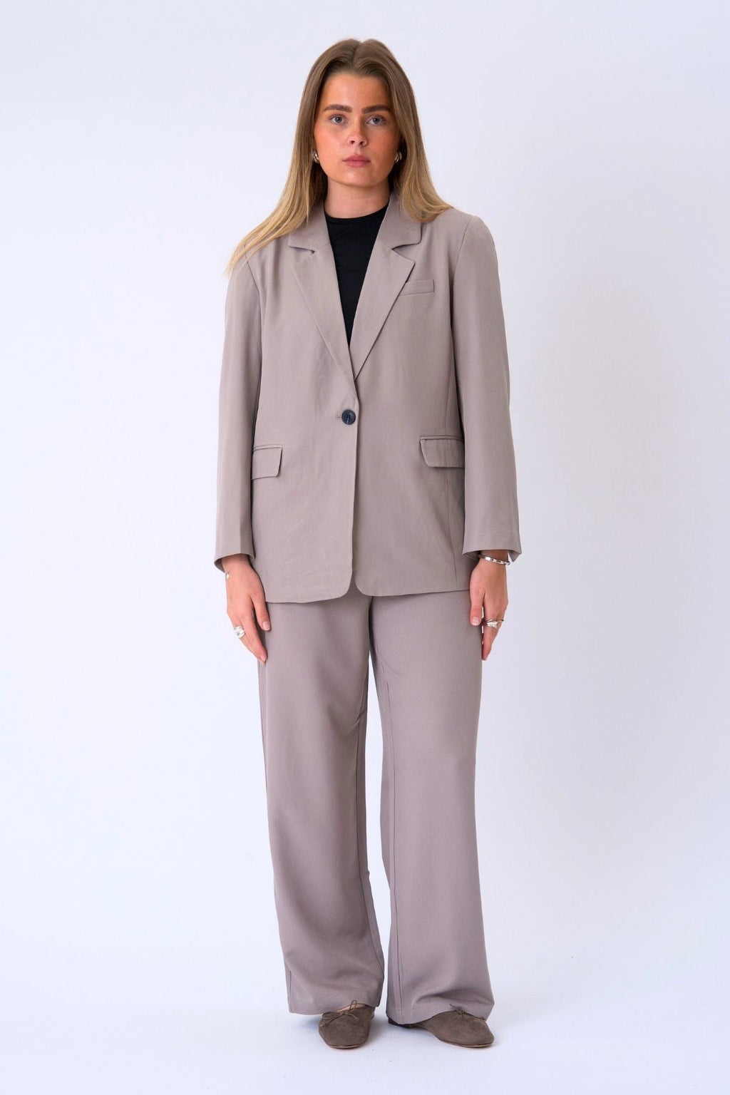 Oversized Blazer - Grau