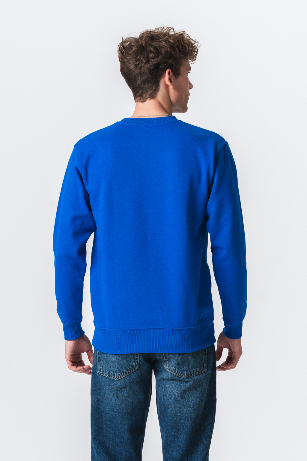 Basic Crewneck - schwedisch blau