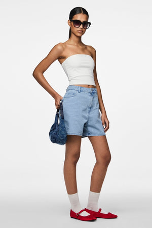 Abbi Shorts - Hellblauer Denim