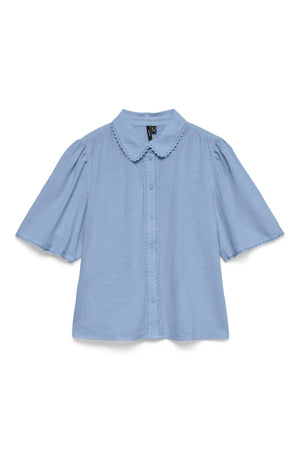 Siri 2/4-Shirt – Brunnera-Blau