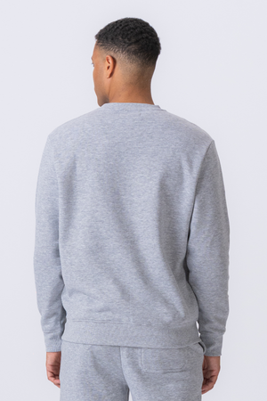 Essential Crewneck – Graumeliert