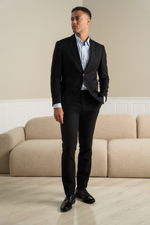 Premium -Anzug Pants - Schwarz