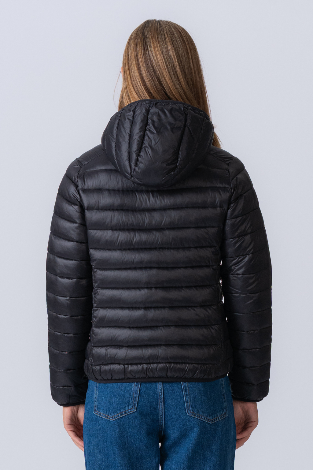 Leichte Pufferjacke - Schwarz