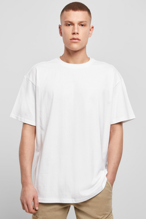 Schwer Oversized T -Shirt - Weiß
