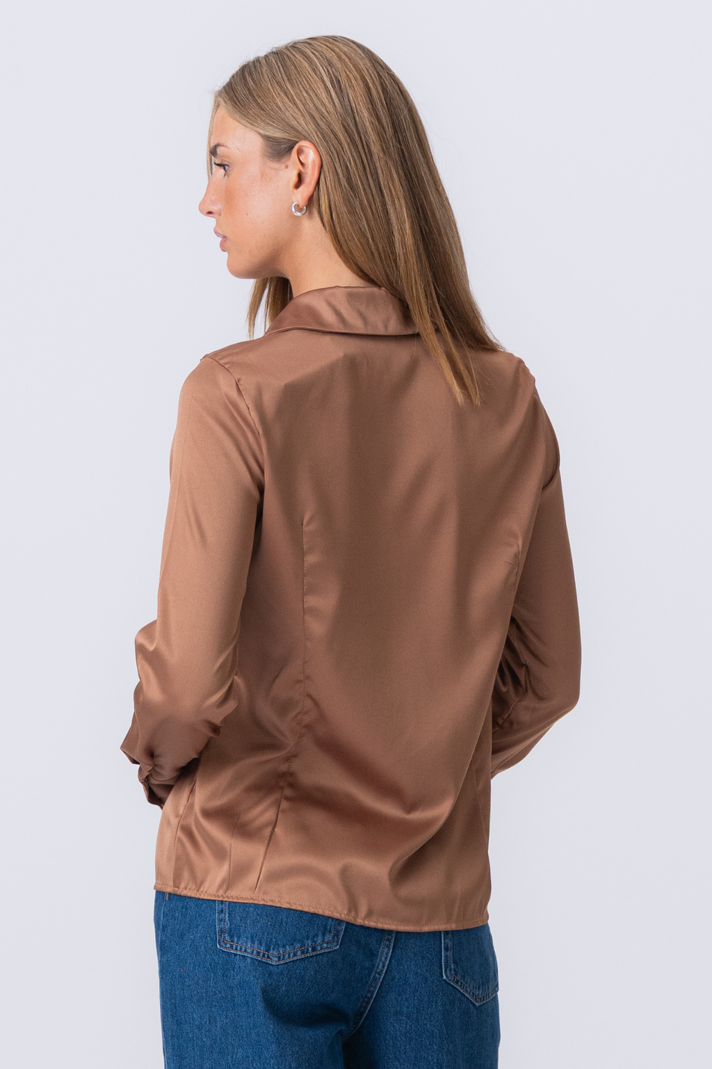 Lucy Tie Shirt - braun