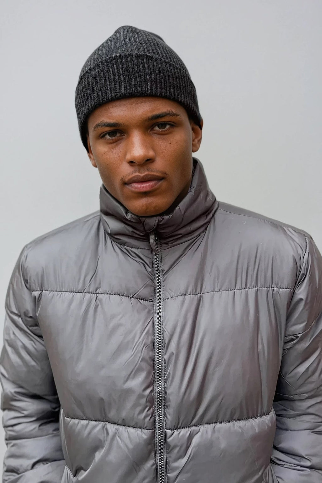 Strickbeanie - Schwarz