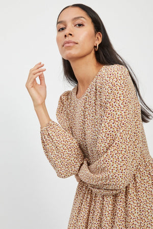 Pals Blumenkleid - Birke