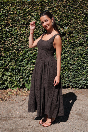 Asta-Kleid - Espresso