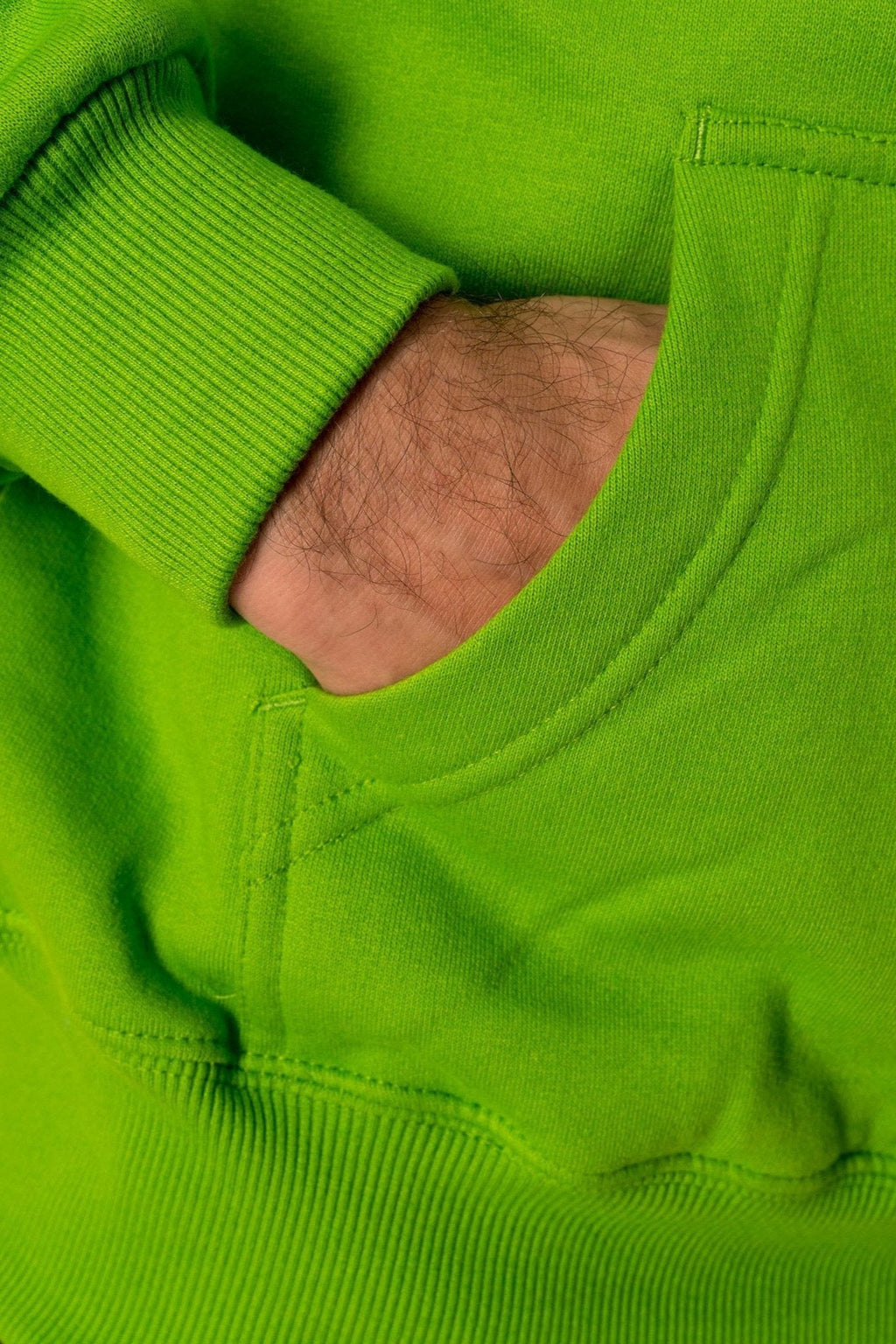 Basic Hoodie - Limettengrün