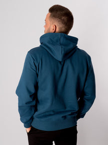 Basic Hoodie - Benzinblau