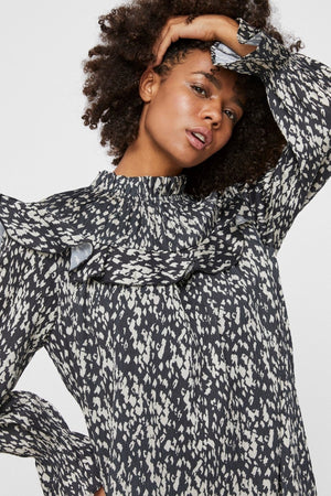 Becky Short Dress - Schwarz