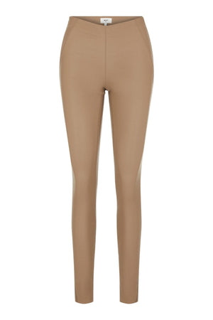 Belle beschichtete Leggings - Beige