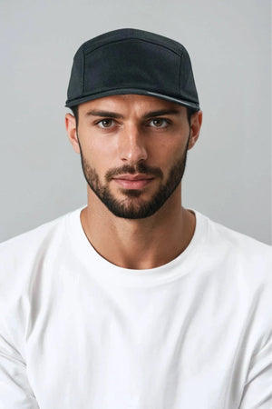 5-Panel-Kappe - Schwarz