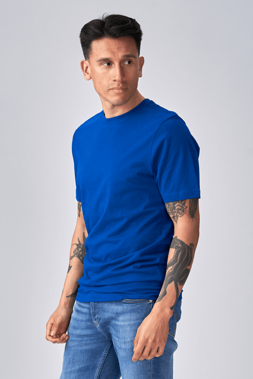 Basic T -Shirt - schwedisch blau