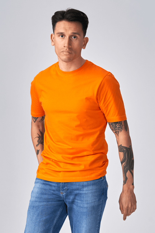 Basis T-shirt - Orange