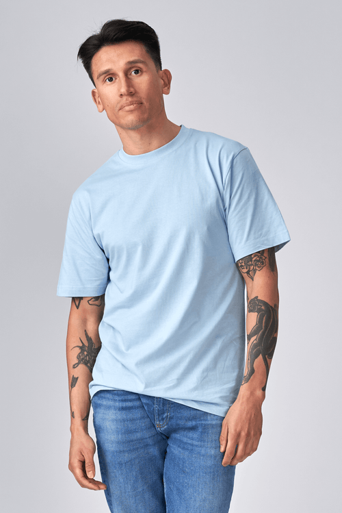 Oversized T-shirt - Hellblau