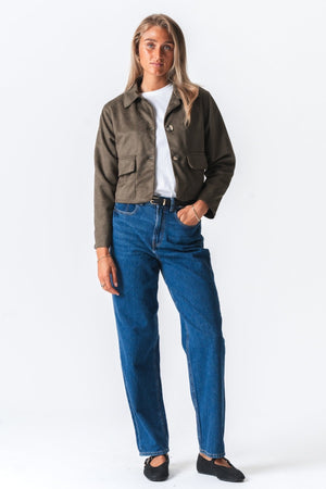 Nelly Short Jacket - Armee