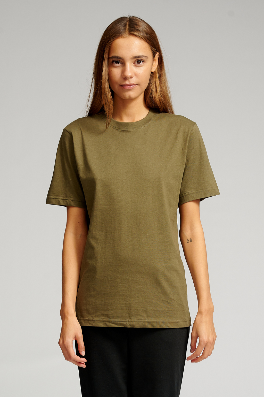 Oversized T -Shirt - Armeegrün