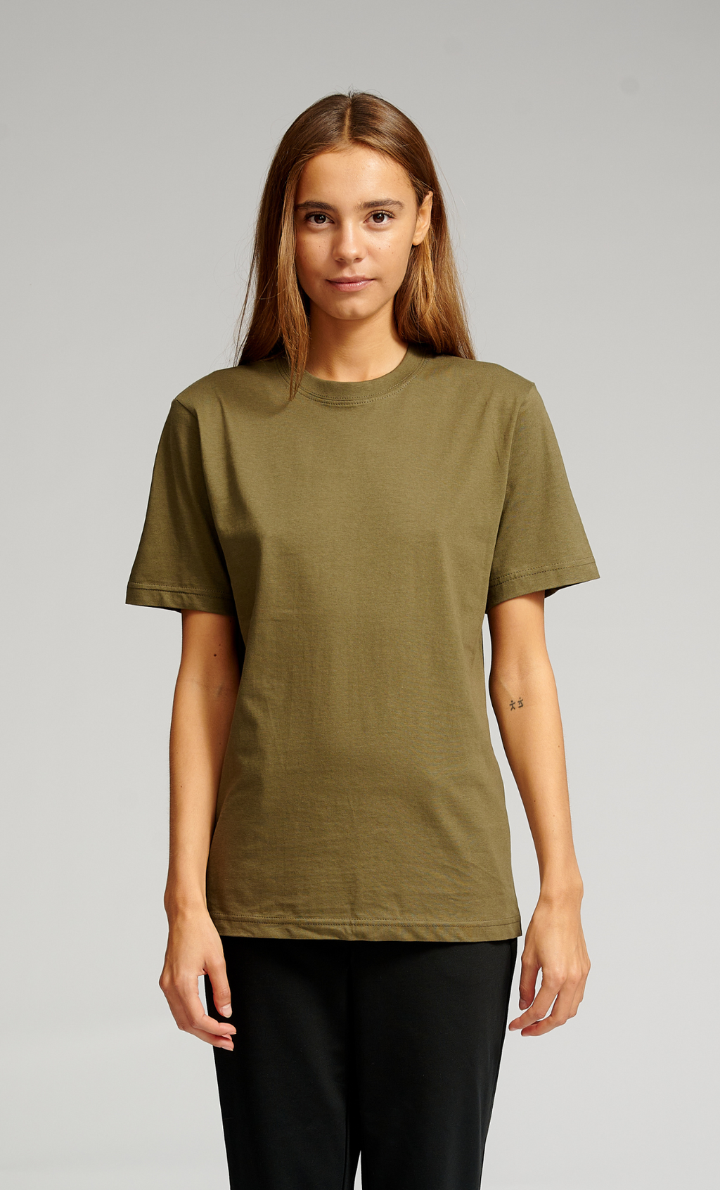 Oversized T -Shirt - Armeegrün