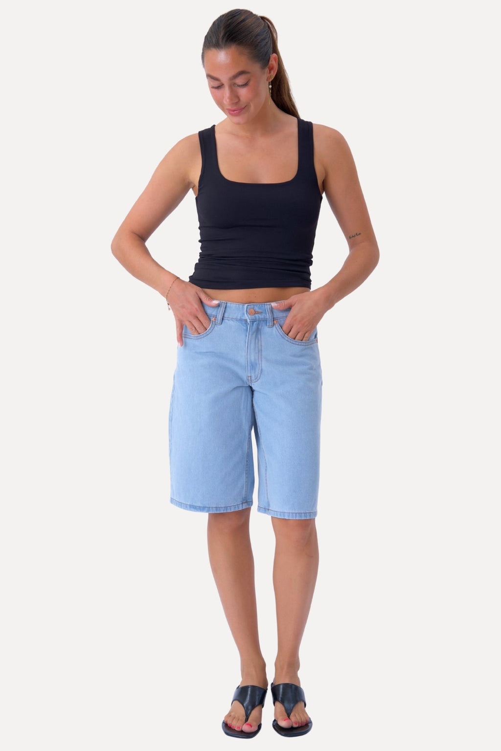 Denim Shorts - Hellblau