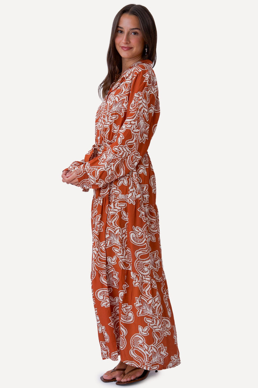 Lola-Kleid – Terrakotta