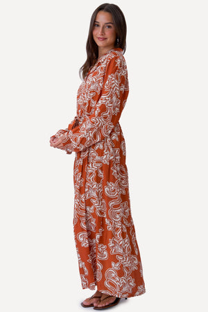 Lola-Kleid – Terrakotta