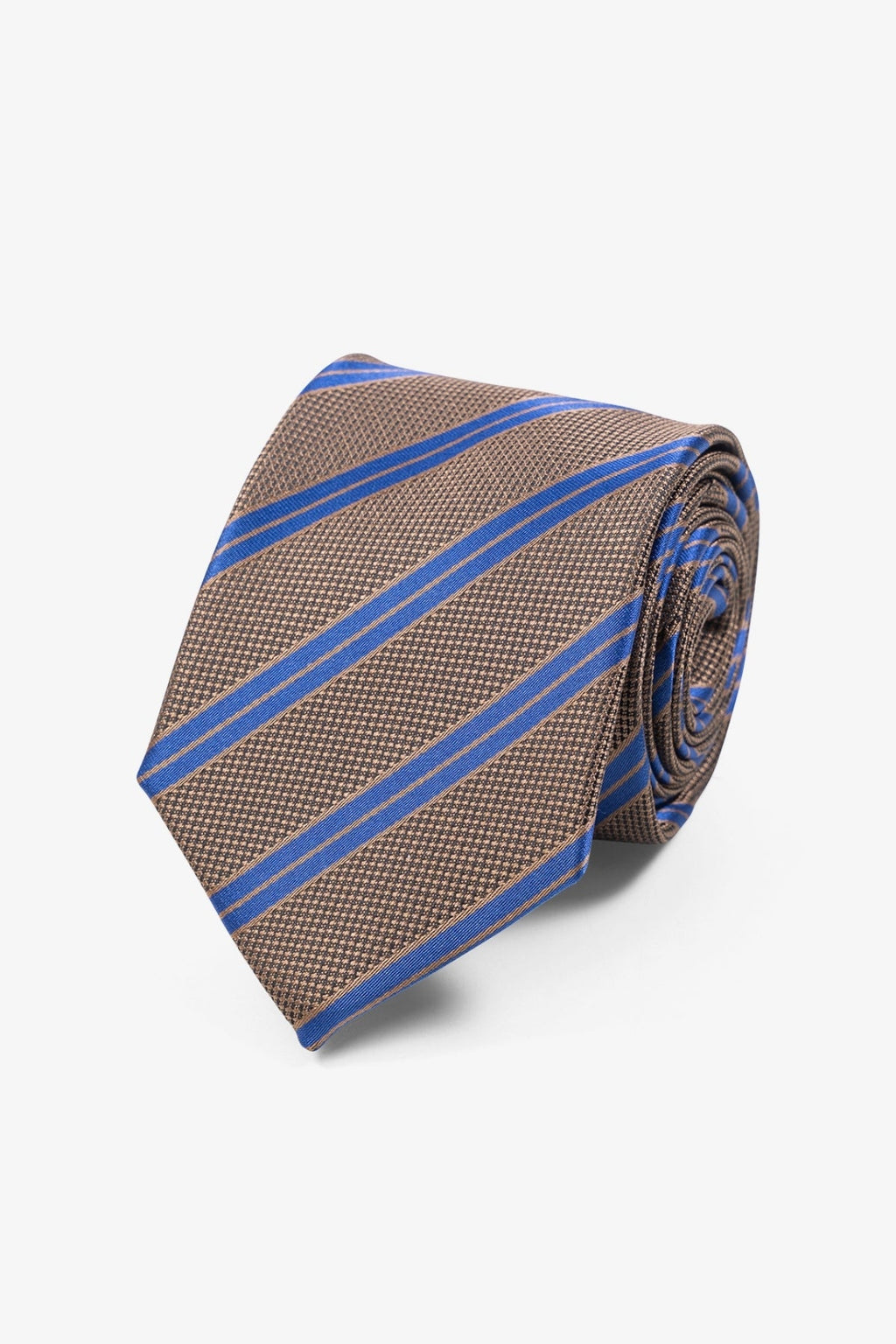 Krawatte - Bronze/Blau