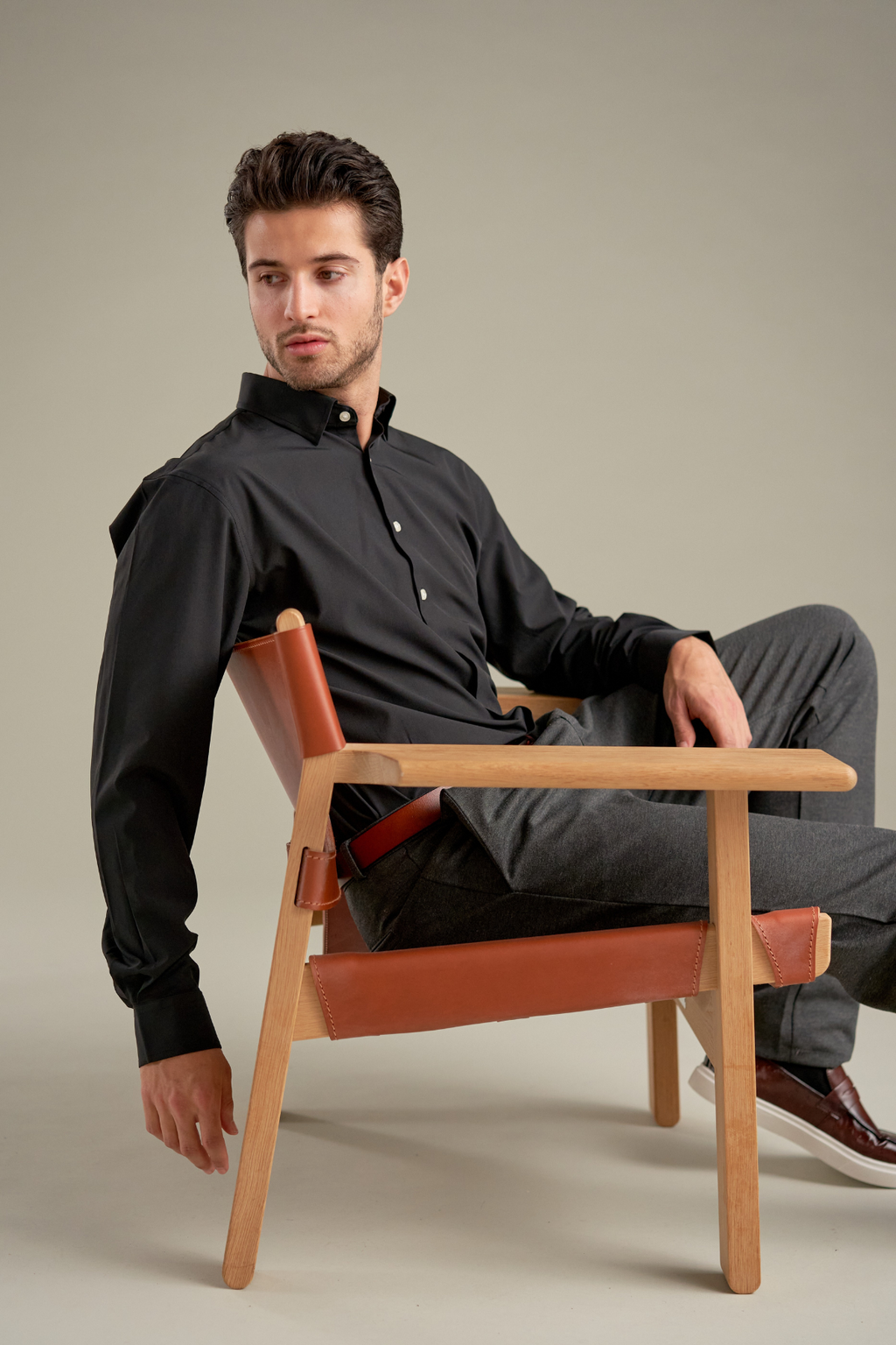 The Original Premium Performance Skjorte - Schwarz