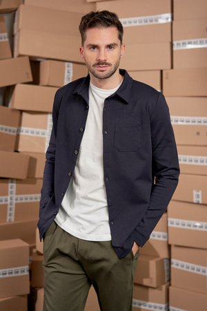 Performance Überhemd - Marineblau