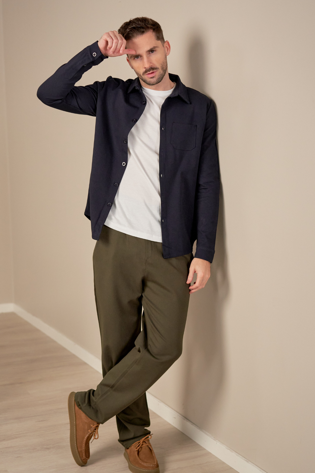 Performance Überhemd - Marineblau