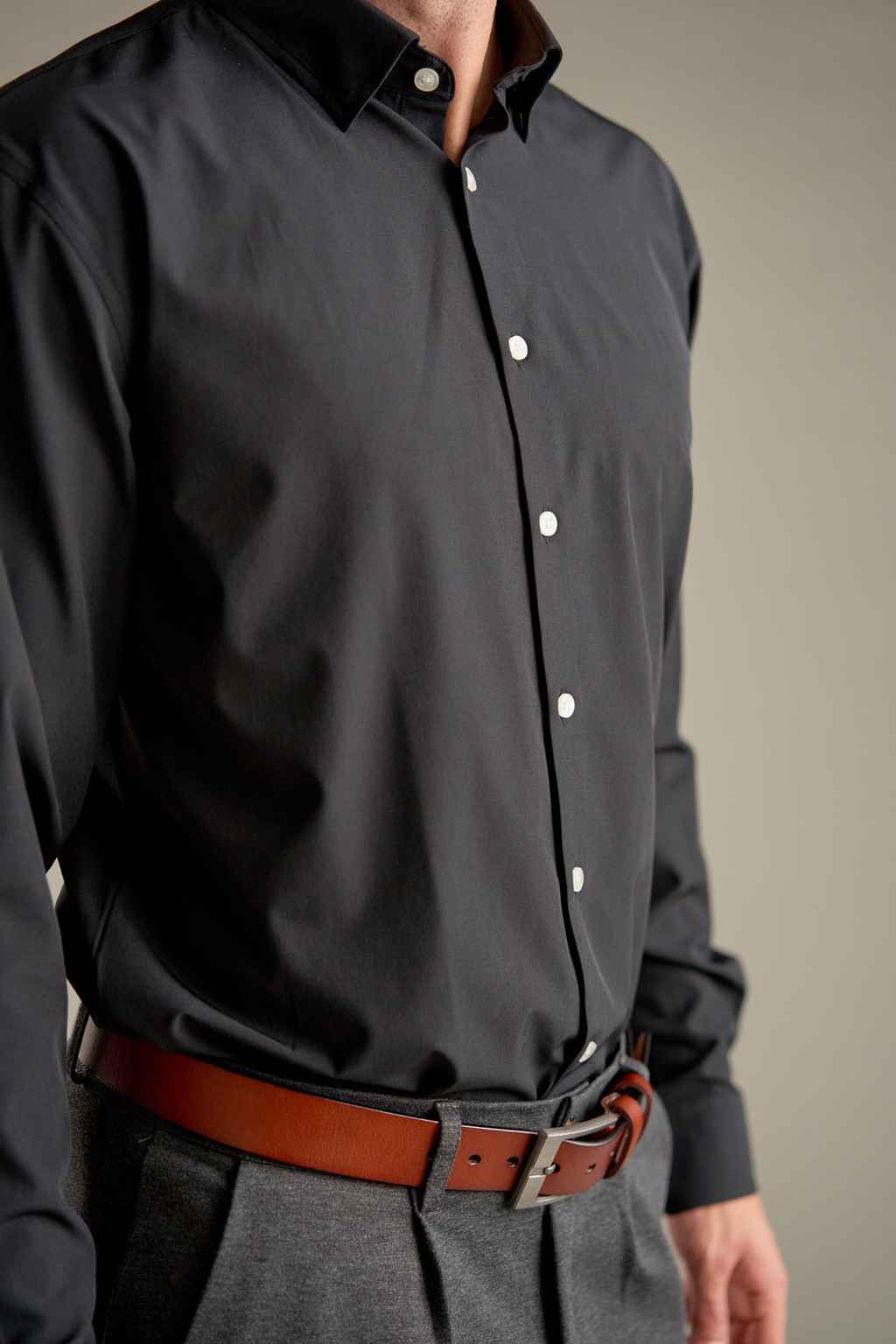 The Original Premium Performance Skjorte - Schwarz