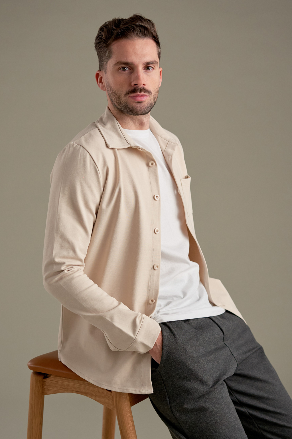 Performance Überhemd - Beige