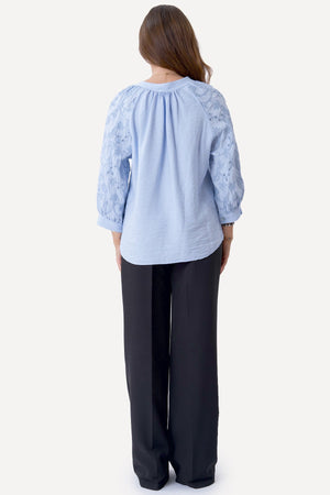 Frida-Hemd – Hellblau