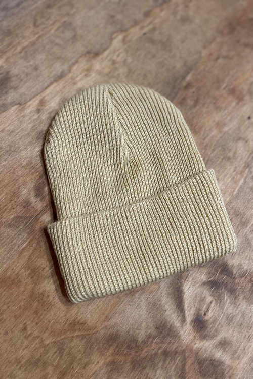 Strickbeanie - Beige