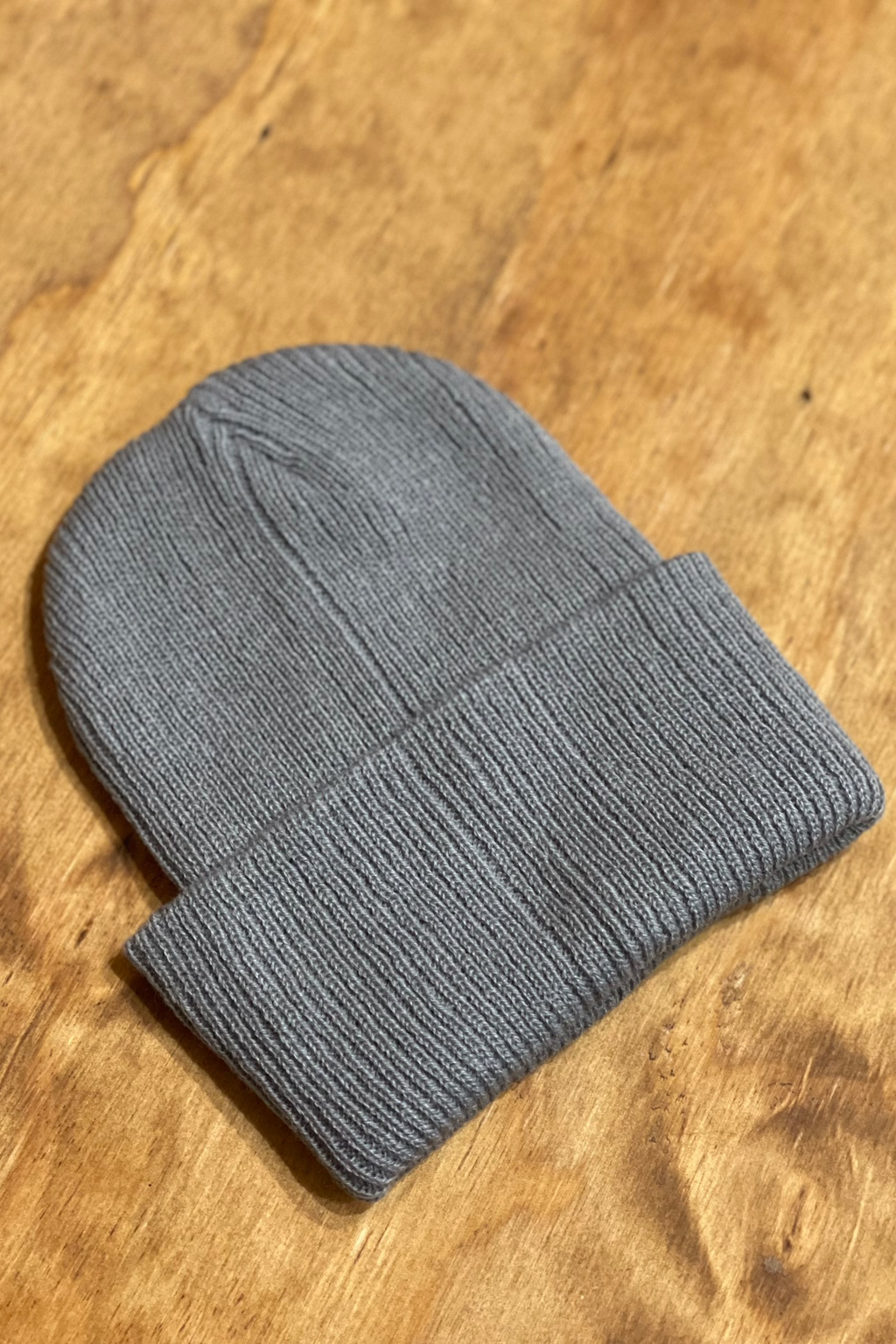 Strickbeanie - grau