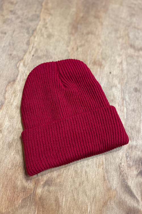 Strickbeanie - rot