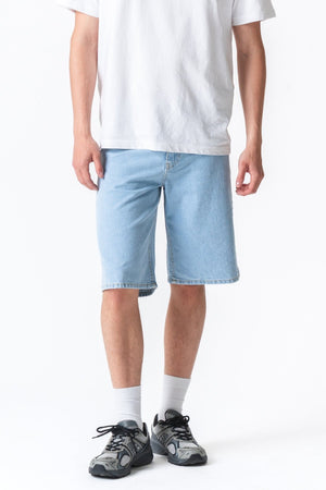 Denim Shorts Locker - hellblau