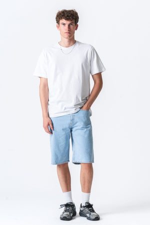 Denim Shorts Locker - hellblau