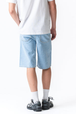 Denim Shorts Locker - hellblau